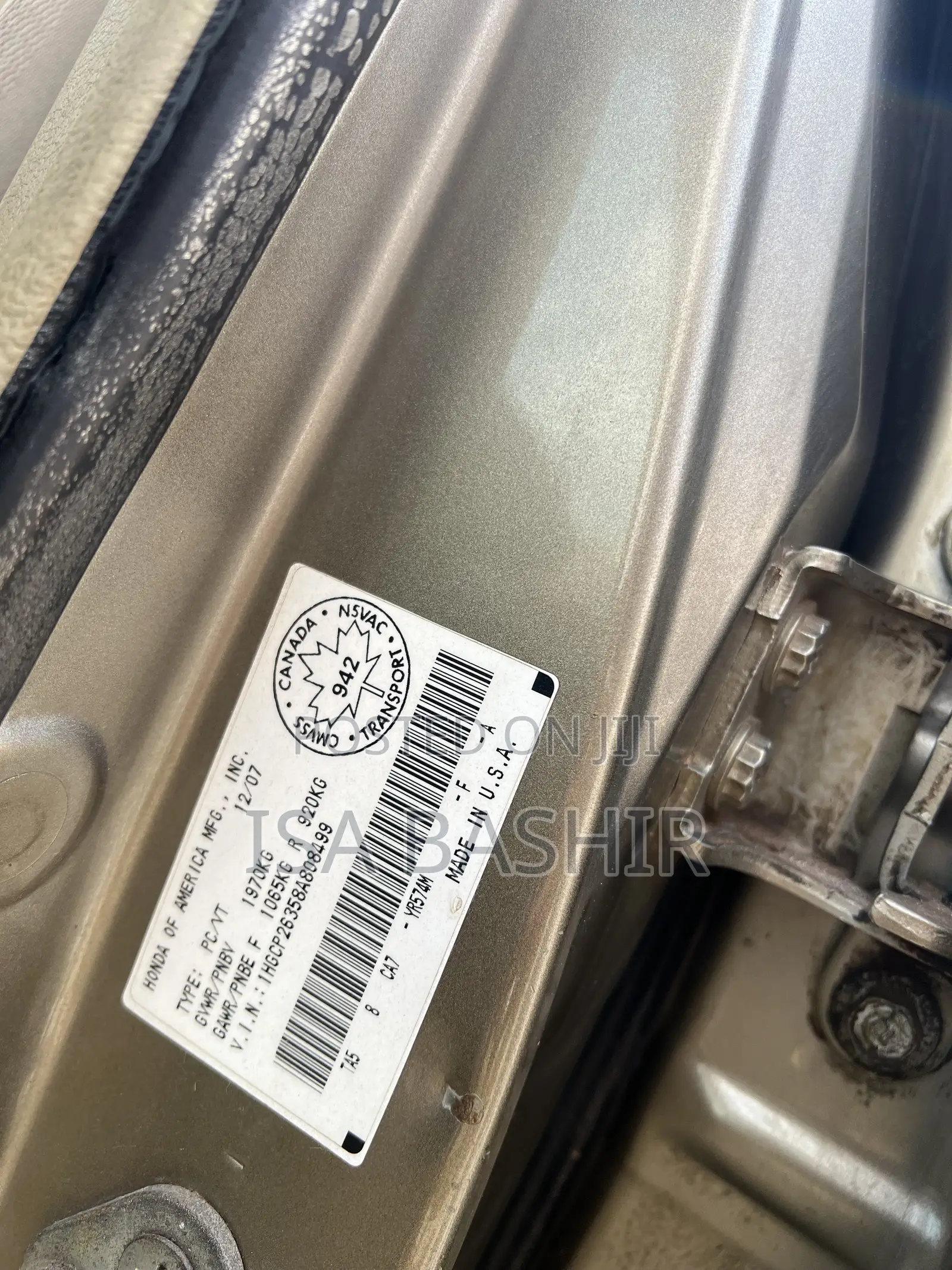 Honda Accord 2008