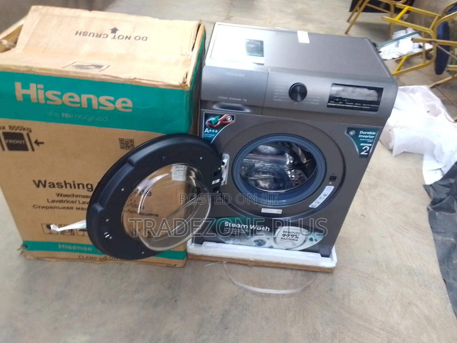 Hisense Inverter Automatic Washer With Front Door Loading 7KG