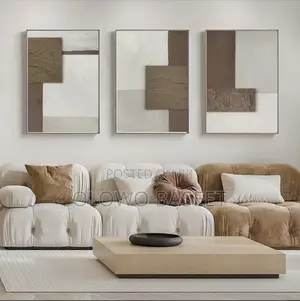 Earthy Elegance: Modern Abstract Wall Art