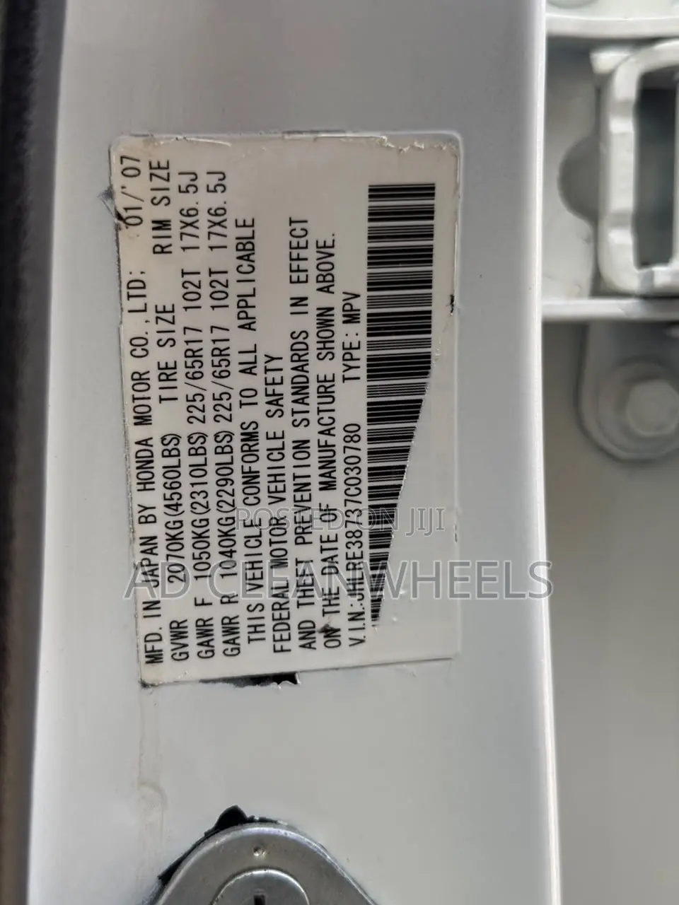 Honda CR-V 2008 White
