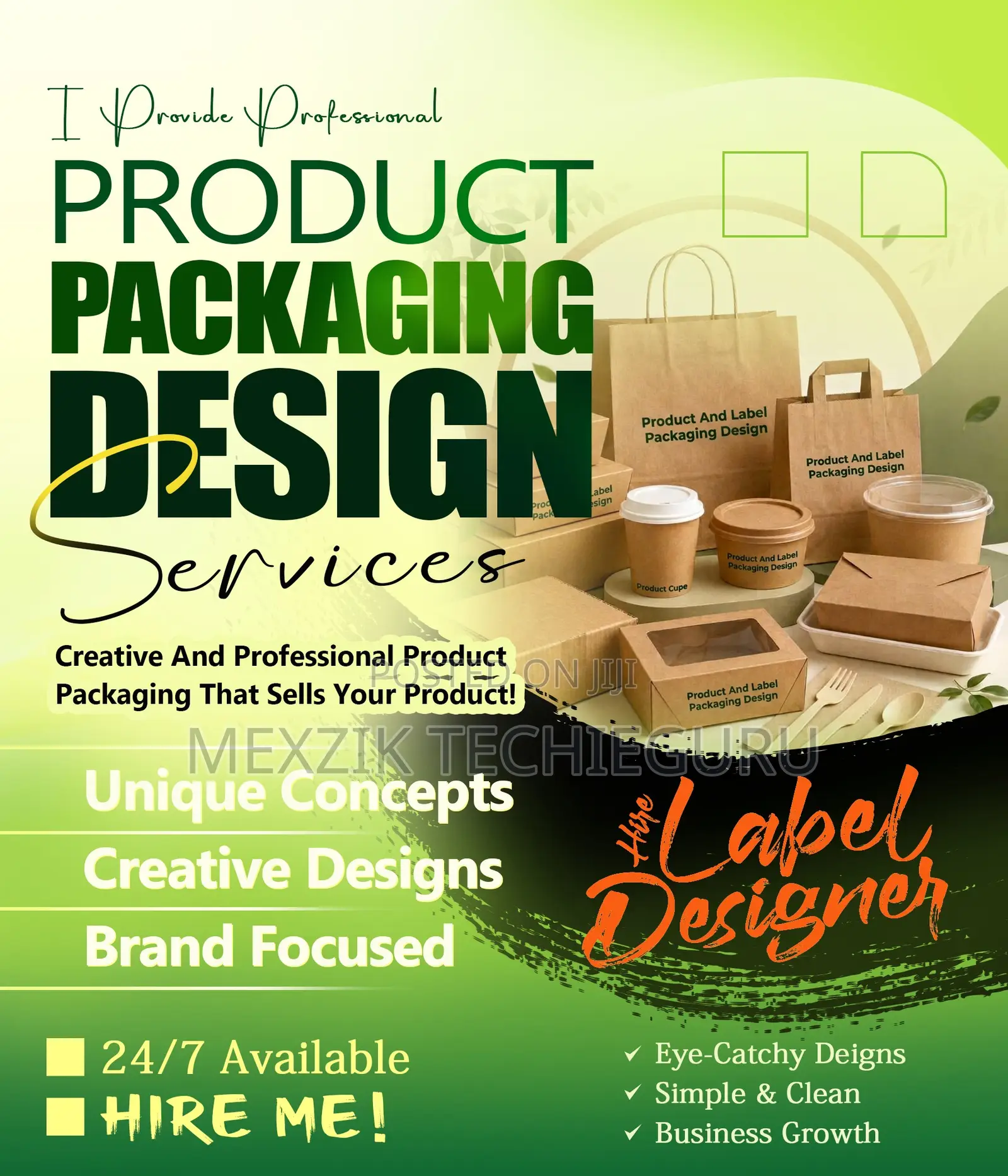 Product Packaging Box | Label Design and Logo Design Services