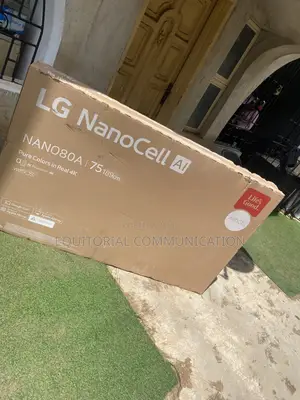 LG 75NANO80A6A 75-Inch UHD Smart TV With HDR10 and AI Sound Pro