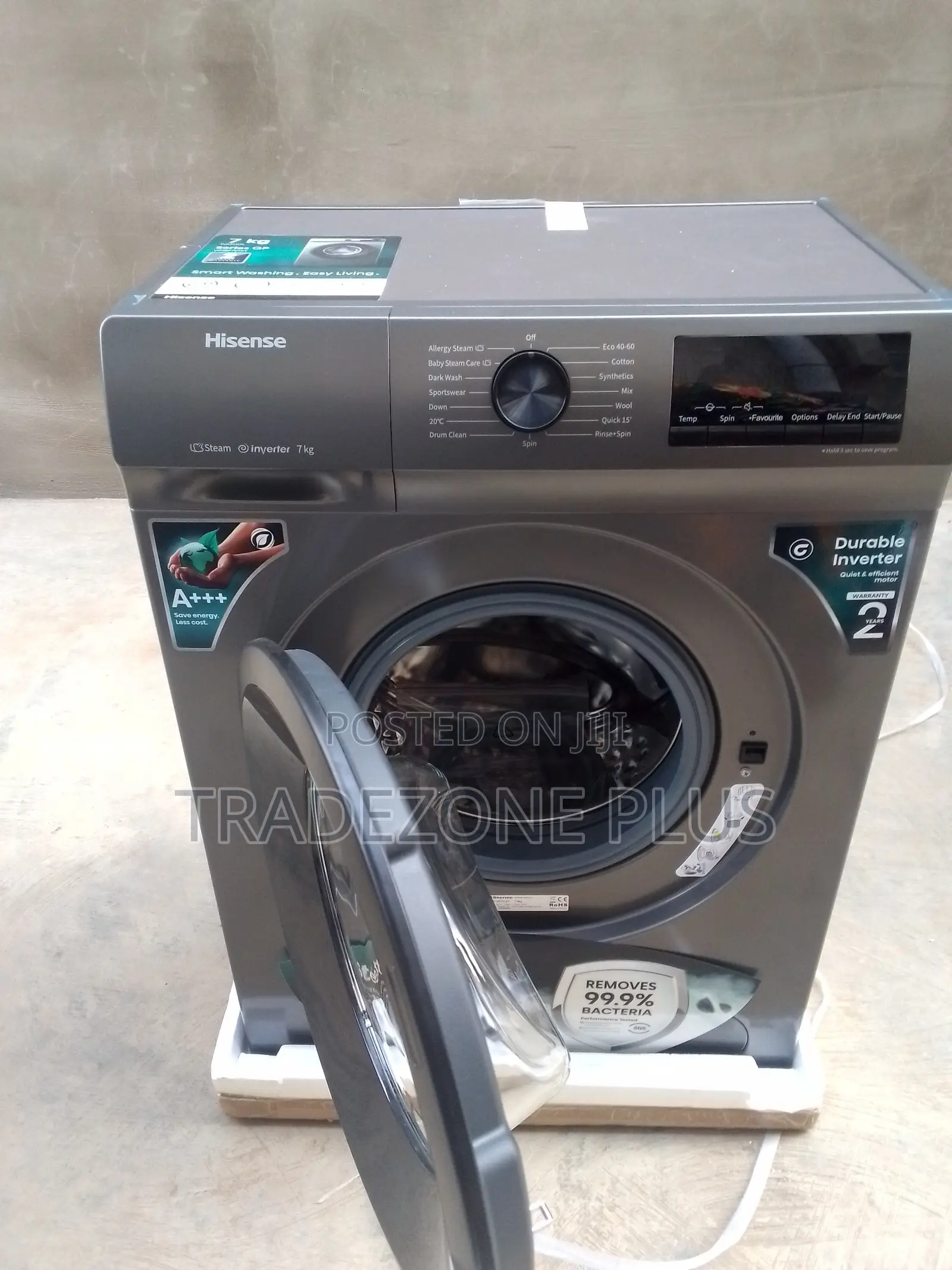 Hisense 7KG Automatic Clothes Washer With Front Loading Design