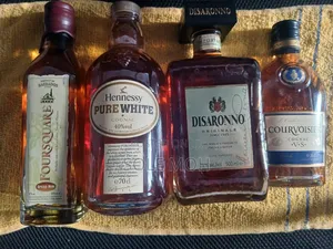 Henessy Pure White, Disaronno Italian Liquor, Foursquare Spiced Rum UK