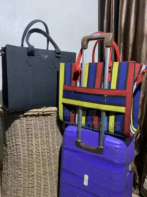 Aso Oke Structured Tote Bag