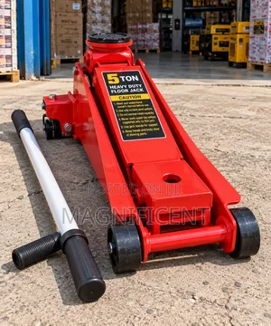 Industrial 5-Ton Heavy-Duty Hydraulic Floor Jack for Vehicle Lifting