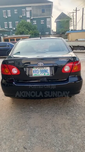 Toyota Corolla 2003 Black