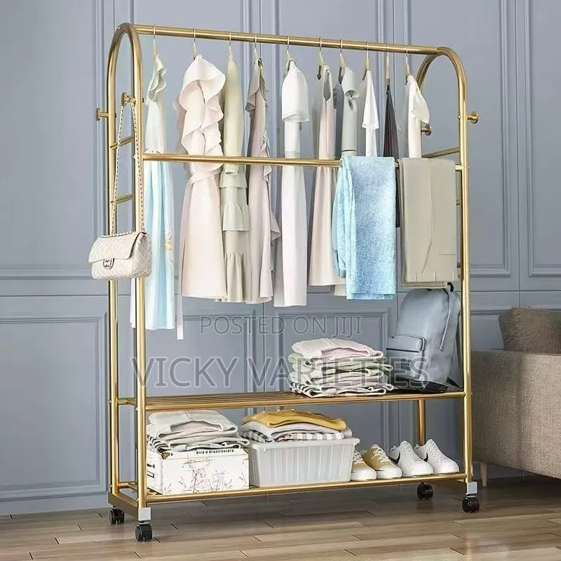 Golden Cloth Rack