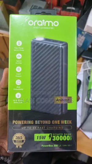 Oraimo 30000mAh 15W Power Bank