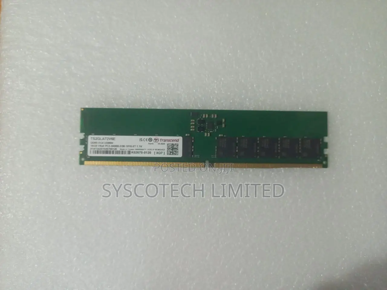 16GB Transcend Ram