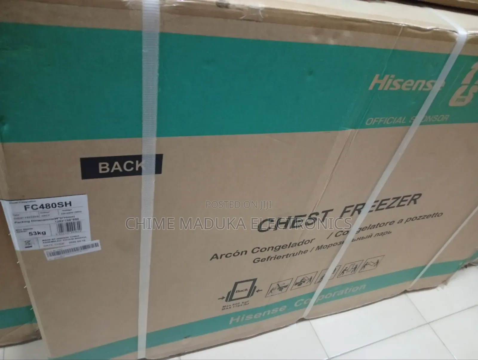 FC480SH Hisense Chest Freezer