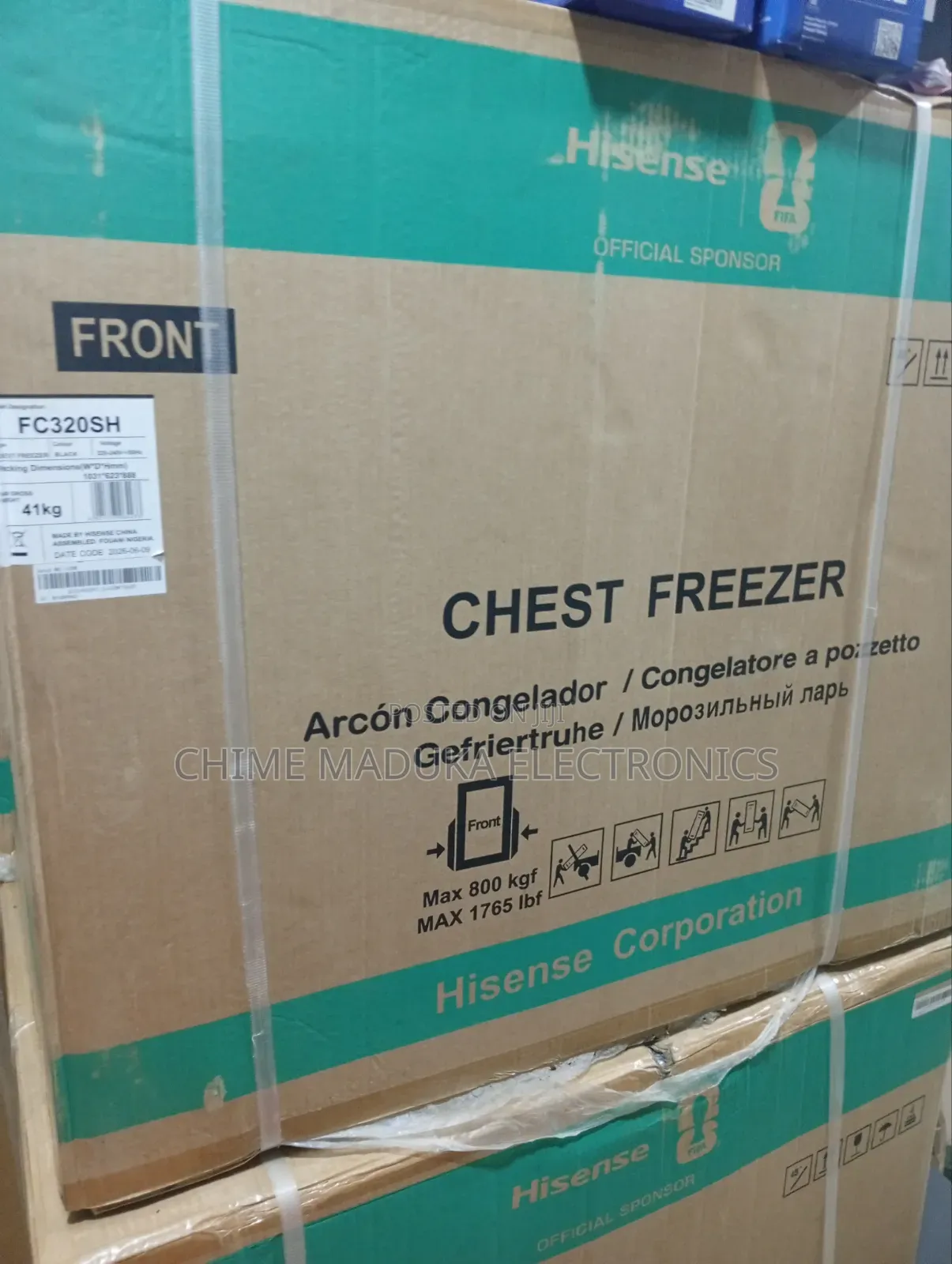 FC320SH Hisense Chest Freezer