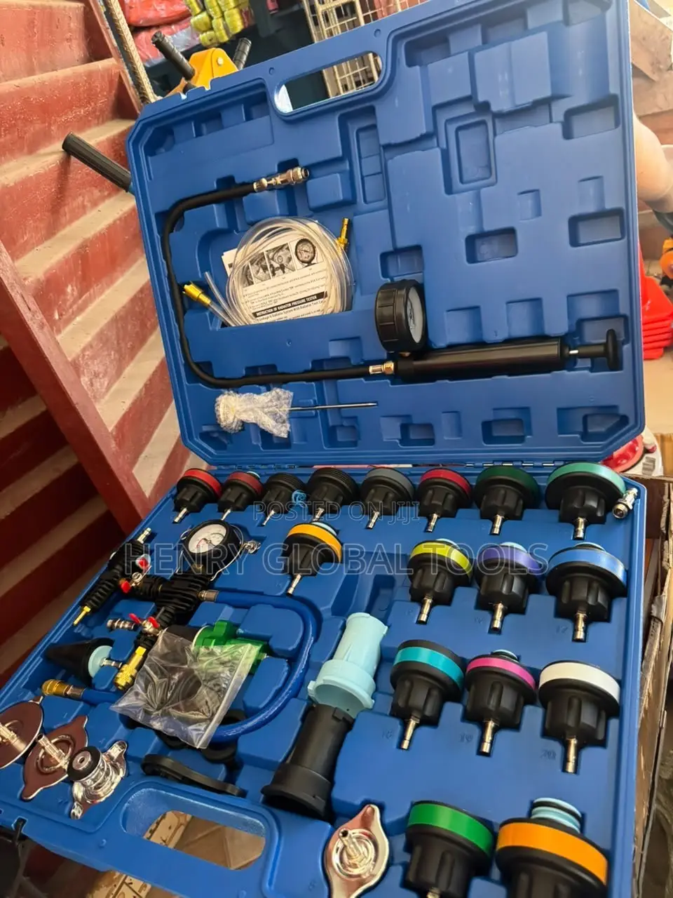Professional Cooling System Pressure Tester Kit – Complete Set
