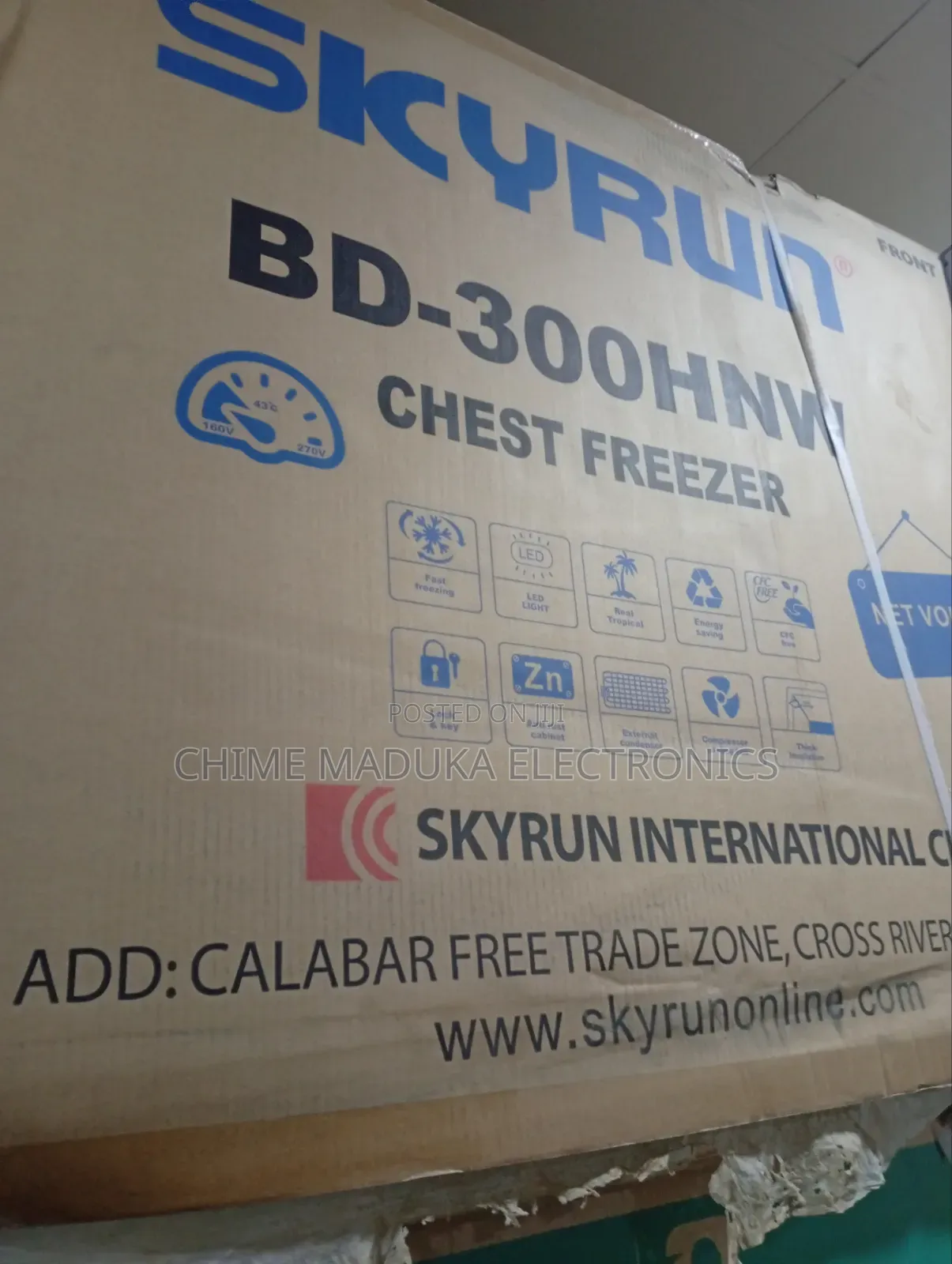 300Litres Skyrun Chest Freezer