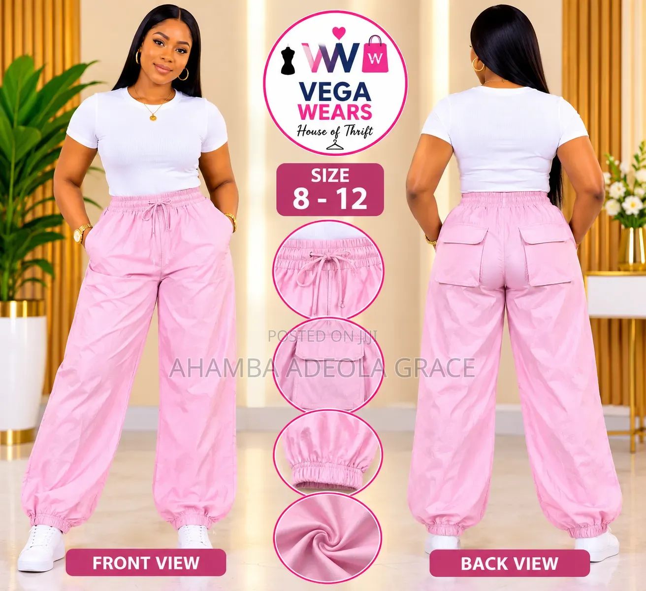 Vega Wears Trousers
