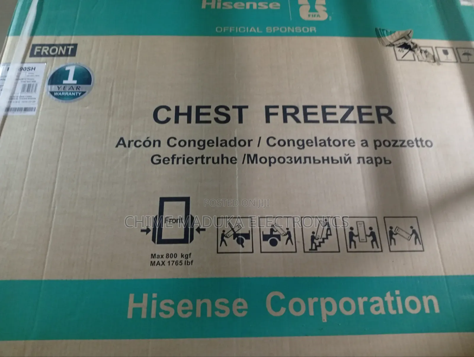 300 Litres Hisense Chest Freezer