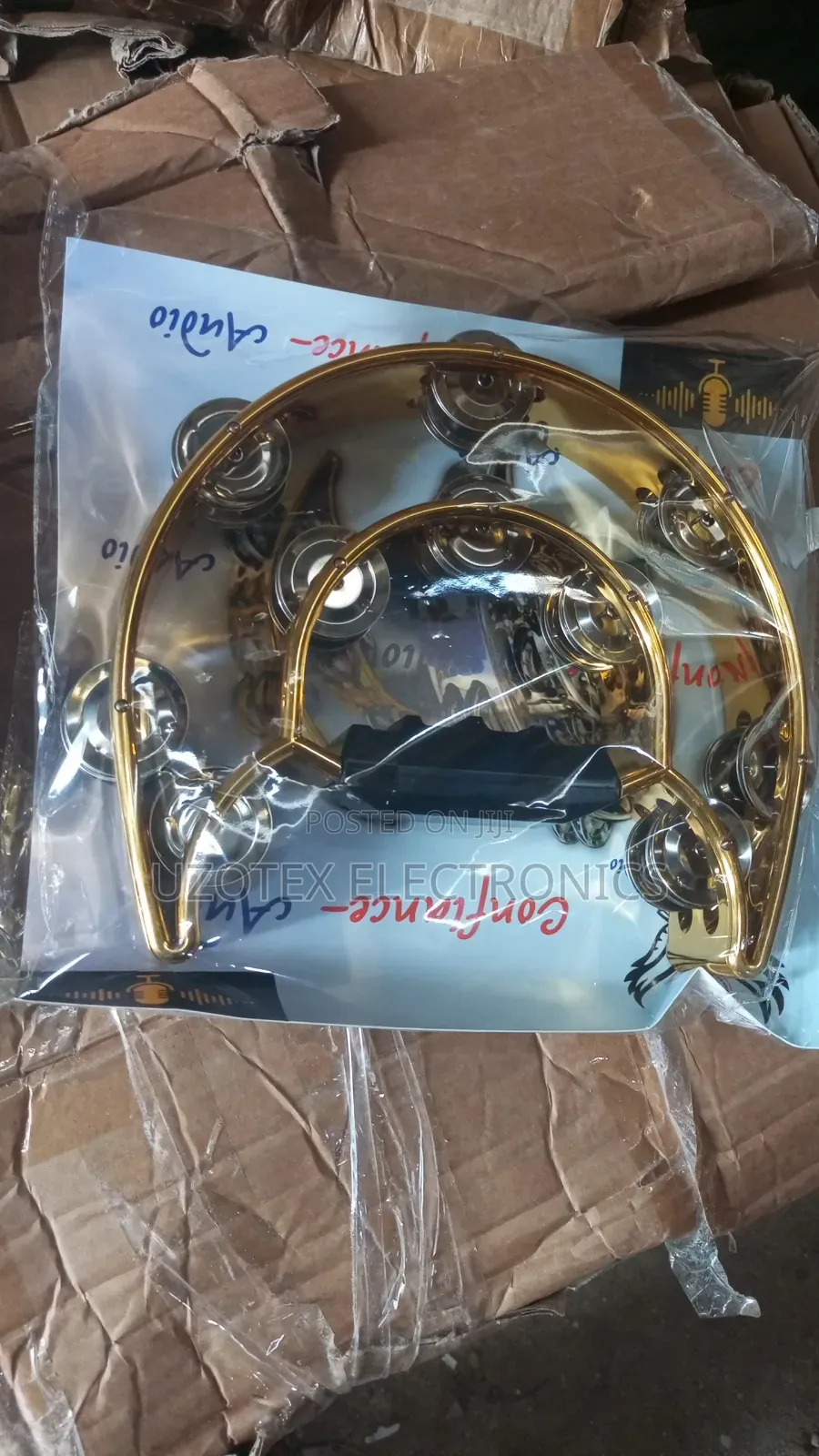 Quality Standard Double Ring Hand Tambo