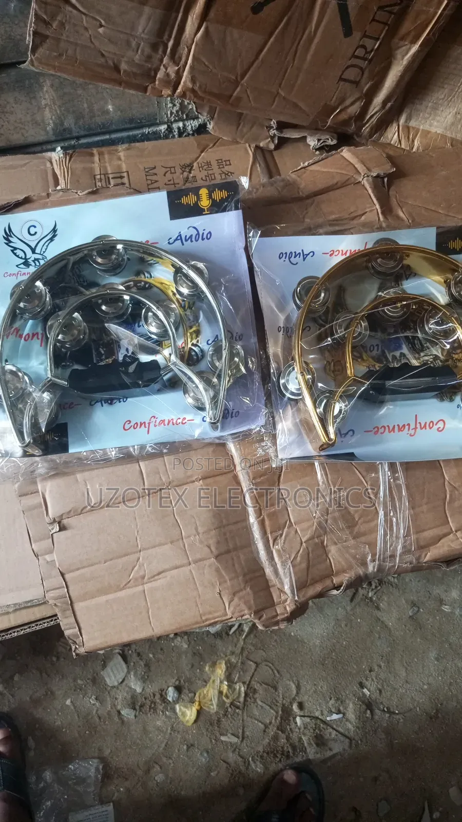 Quality Standard Double Ring Hand Tambo