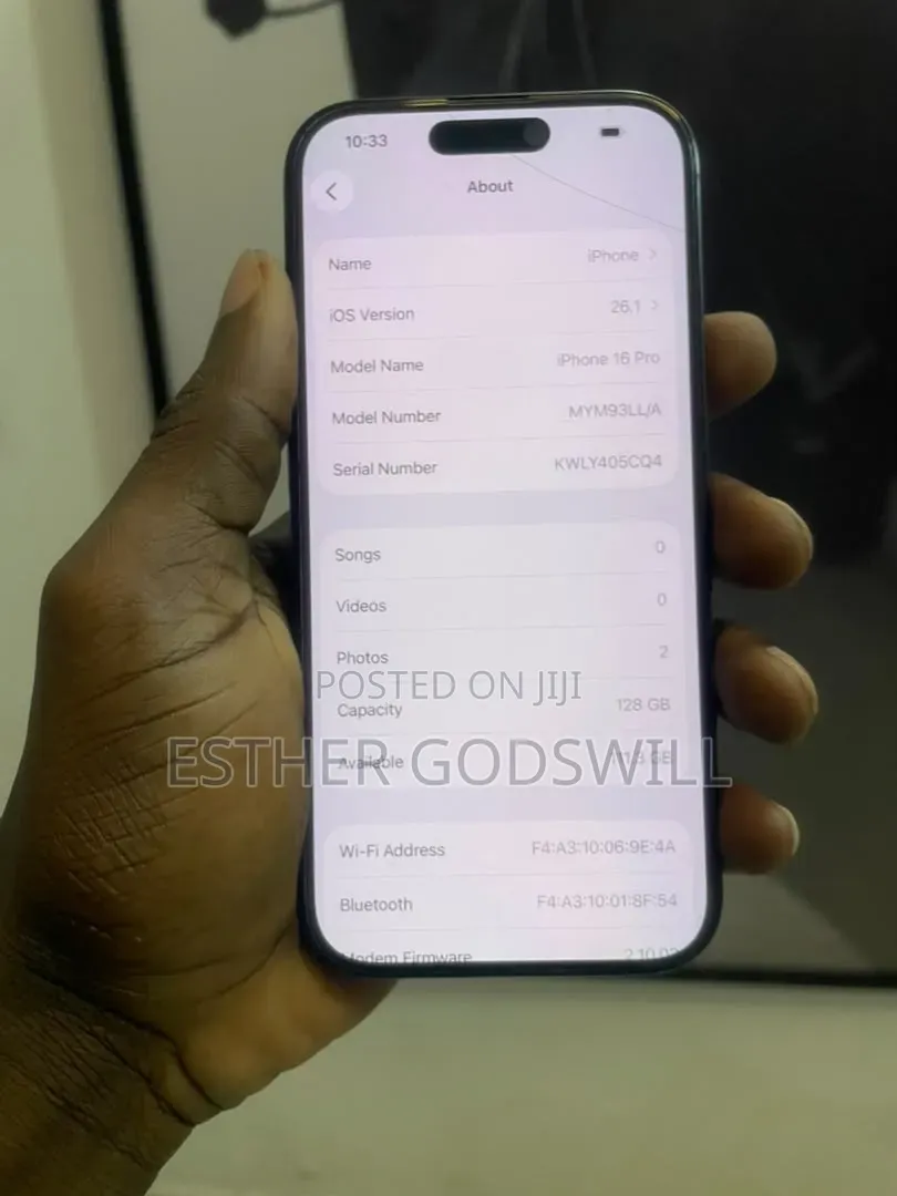 Apple iPhone 16 Pro 128 GB Black