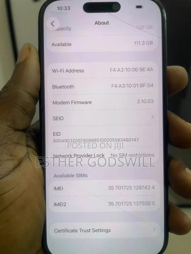 Apple iPhone 16 Pro 128 GB Black