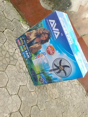 Solar Rechargeable Ava 18inch Standing Fan