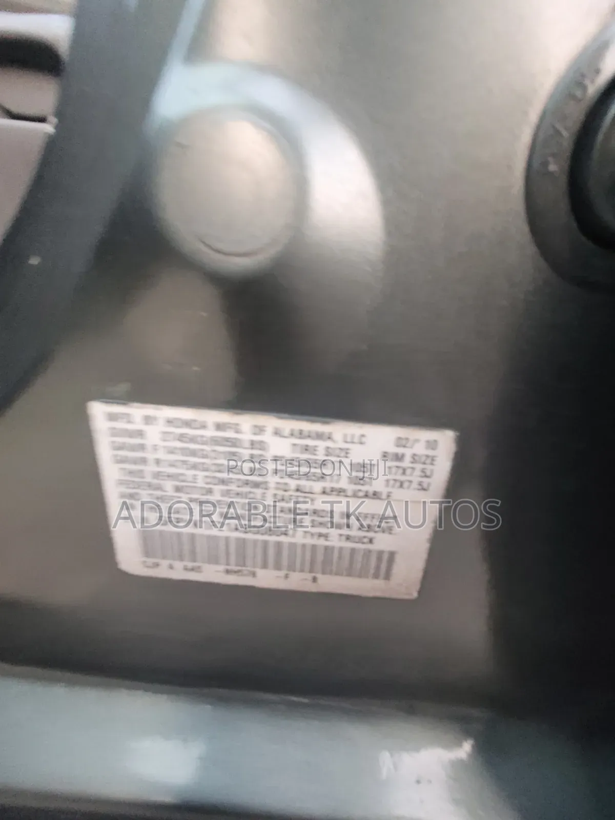 Honda Ridgeline RTL 2010 Gray