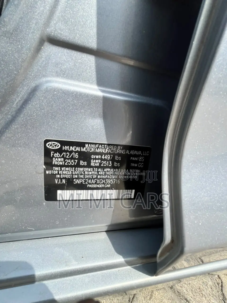 Hyundai Sonata 2016 Silver