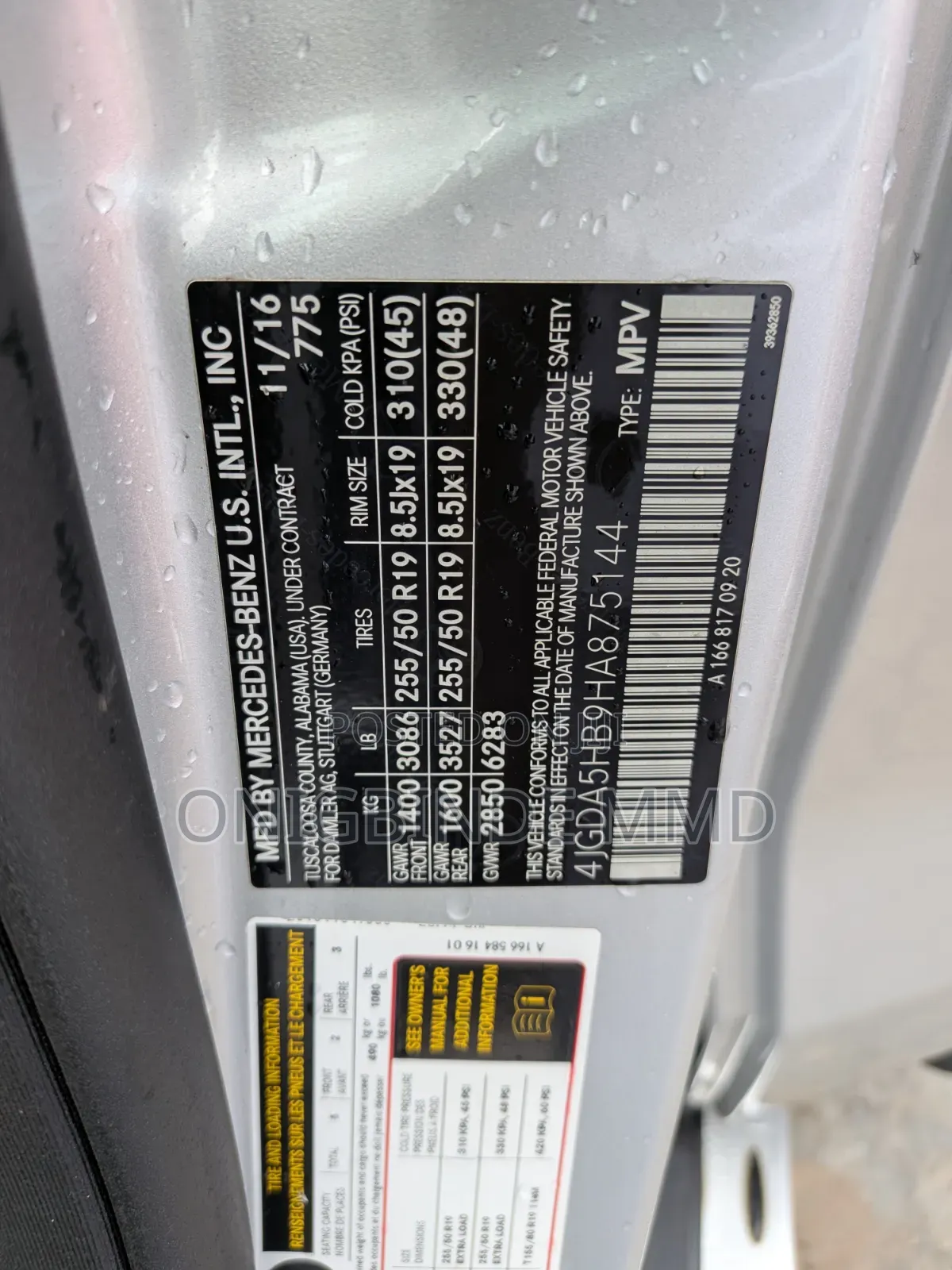 Mercedes-Benz GLE-Class GLE 350 2017 Silver