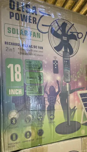 Bluetooth Solar Fan