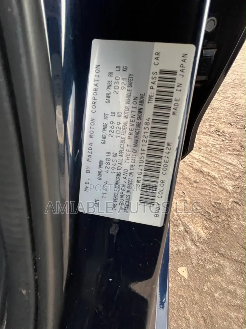 Mazda 6 2015 Blue