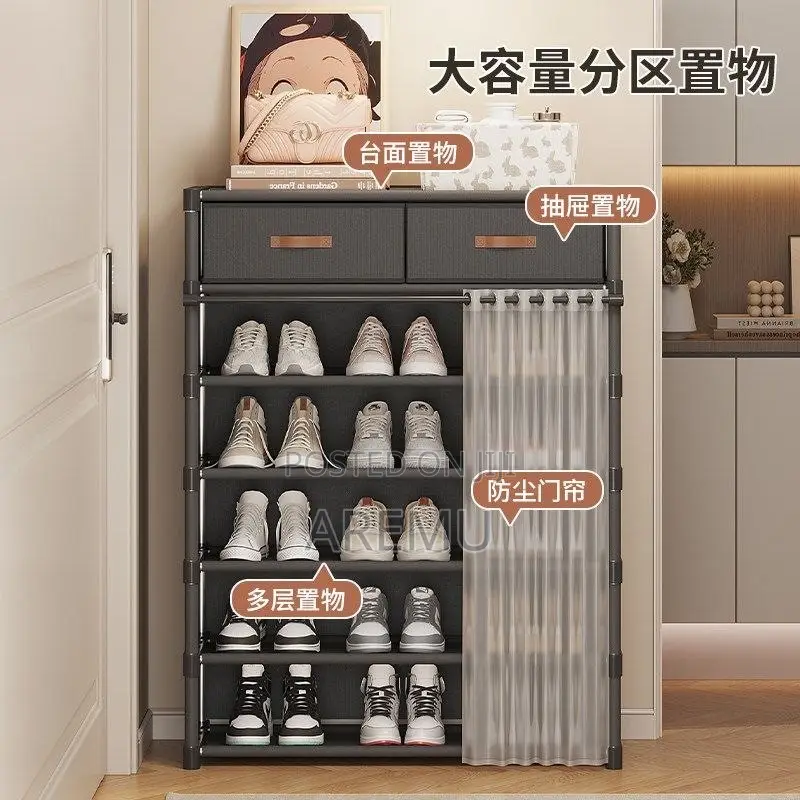 Shoe Rack With Drawer