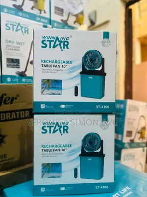 Winning Star Rechargeable Table Mist Fan