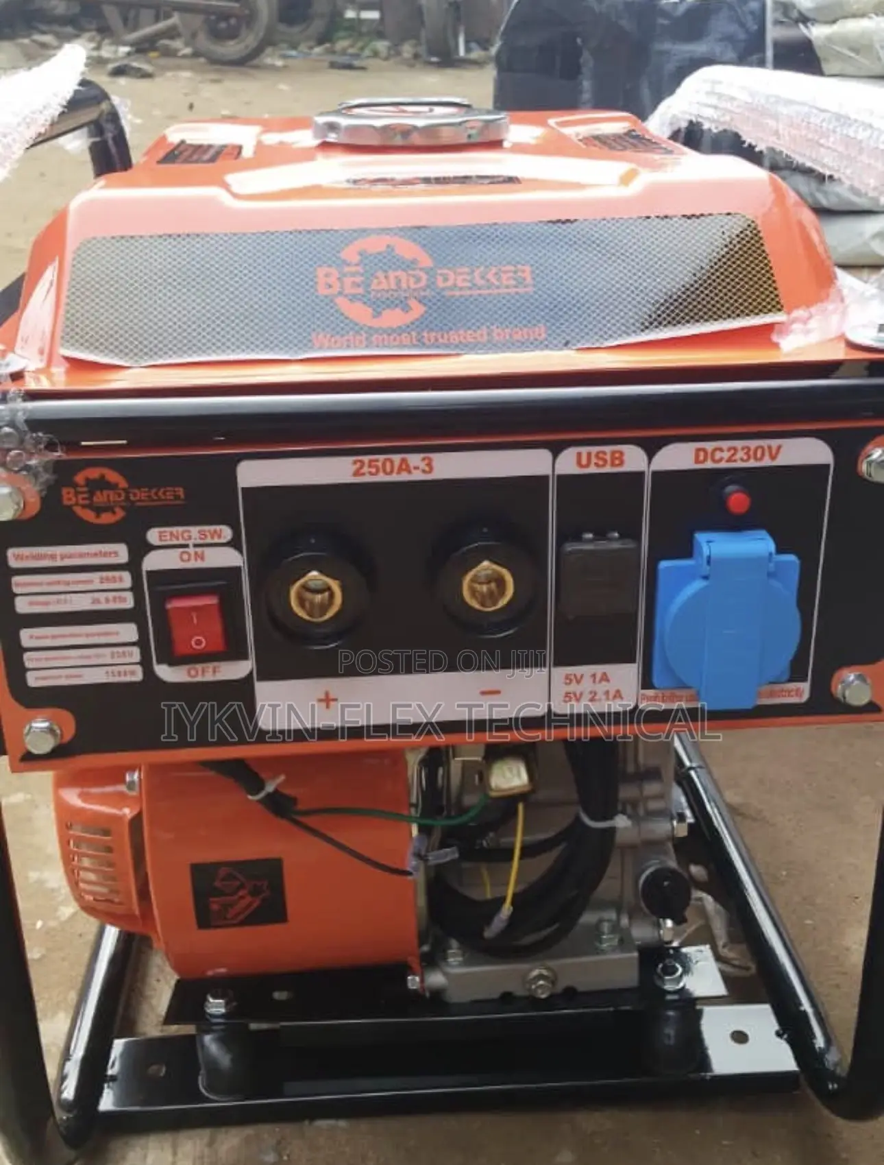 Be and Decker Start and Weld Generator 250amp