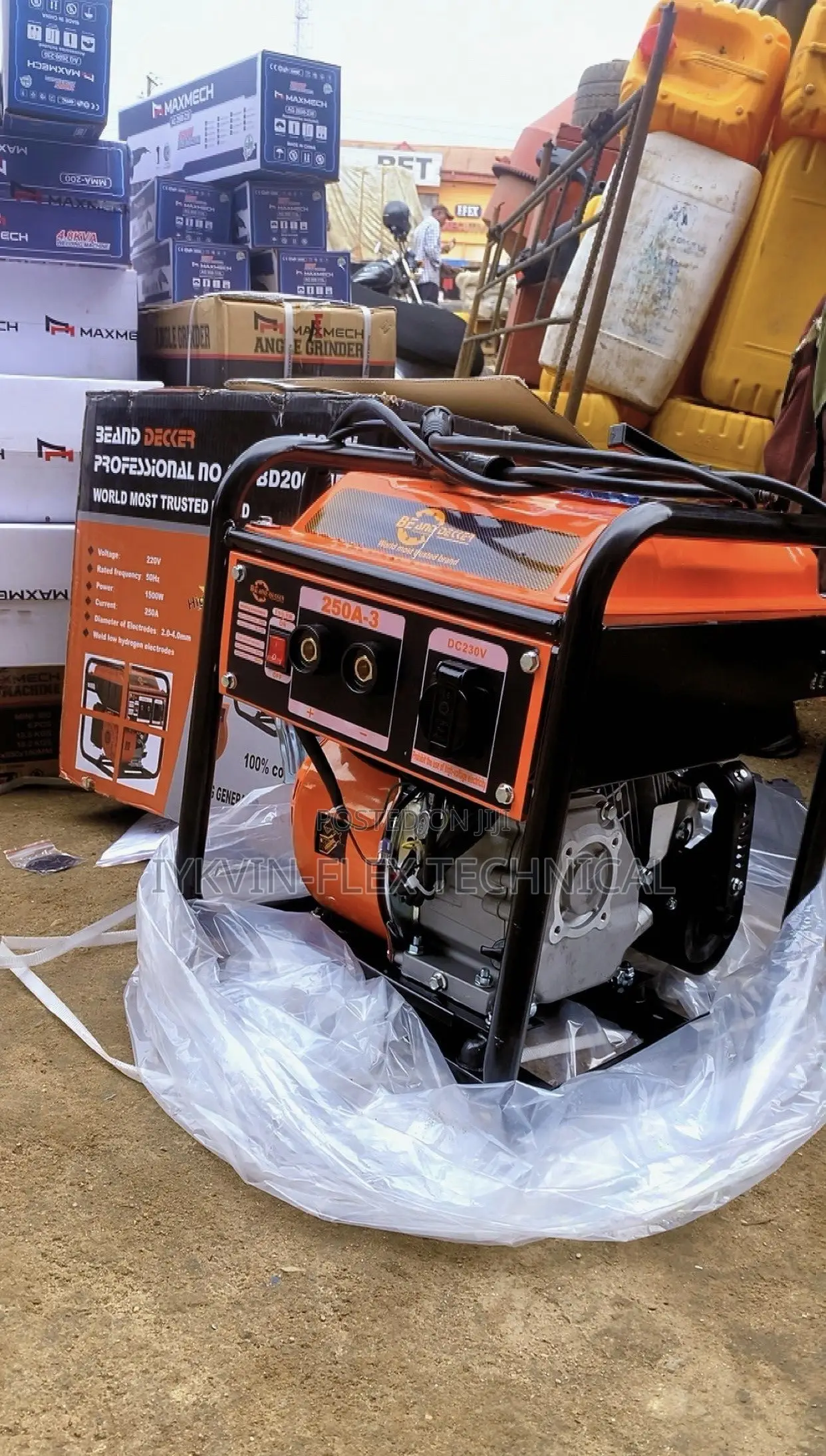 Be and Decker Start and Weld Generator 250amp