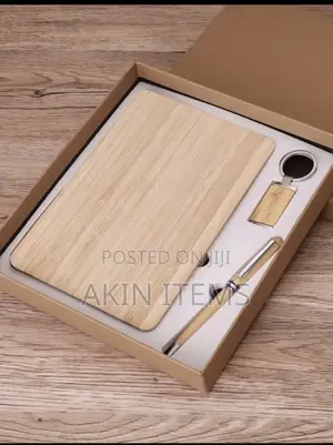 3in1 Bamboo or Wooden Cooperates Gift Set