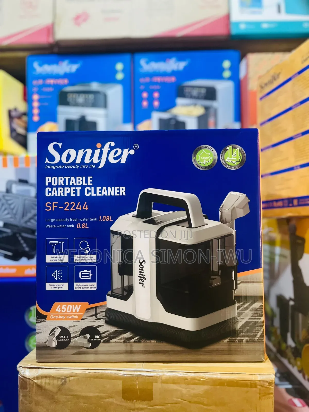 Sonifer Portable Carpet Cleaner