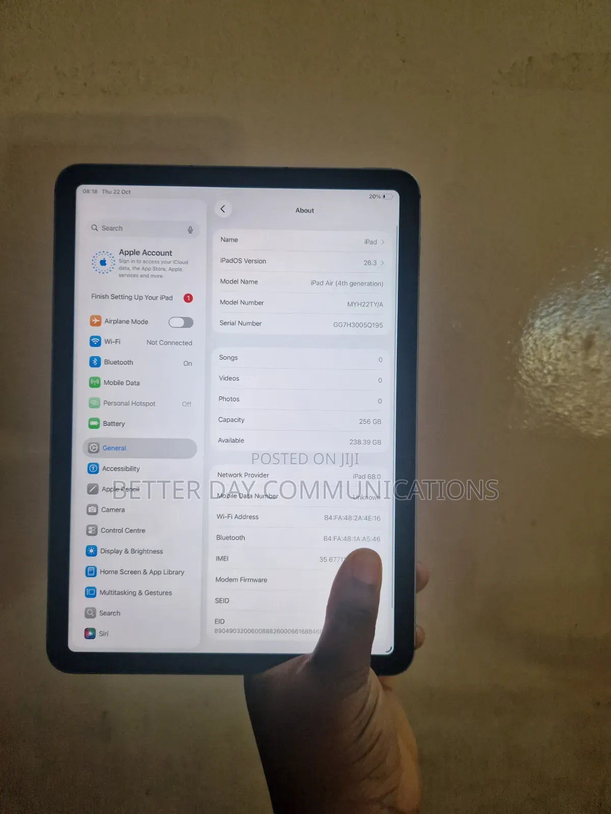 Apple iPad Air (2020) 256 GB Gray