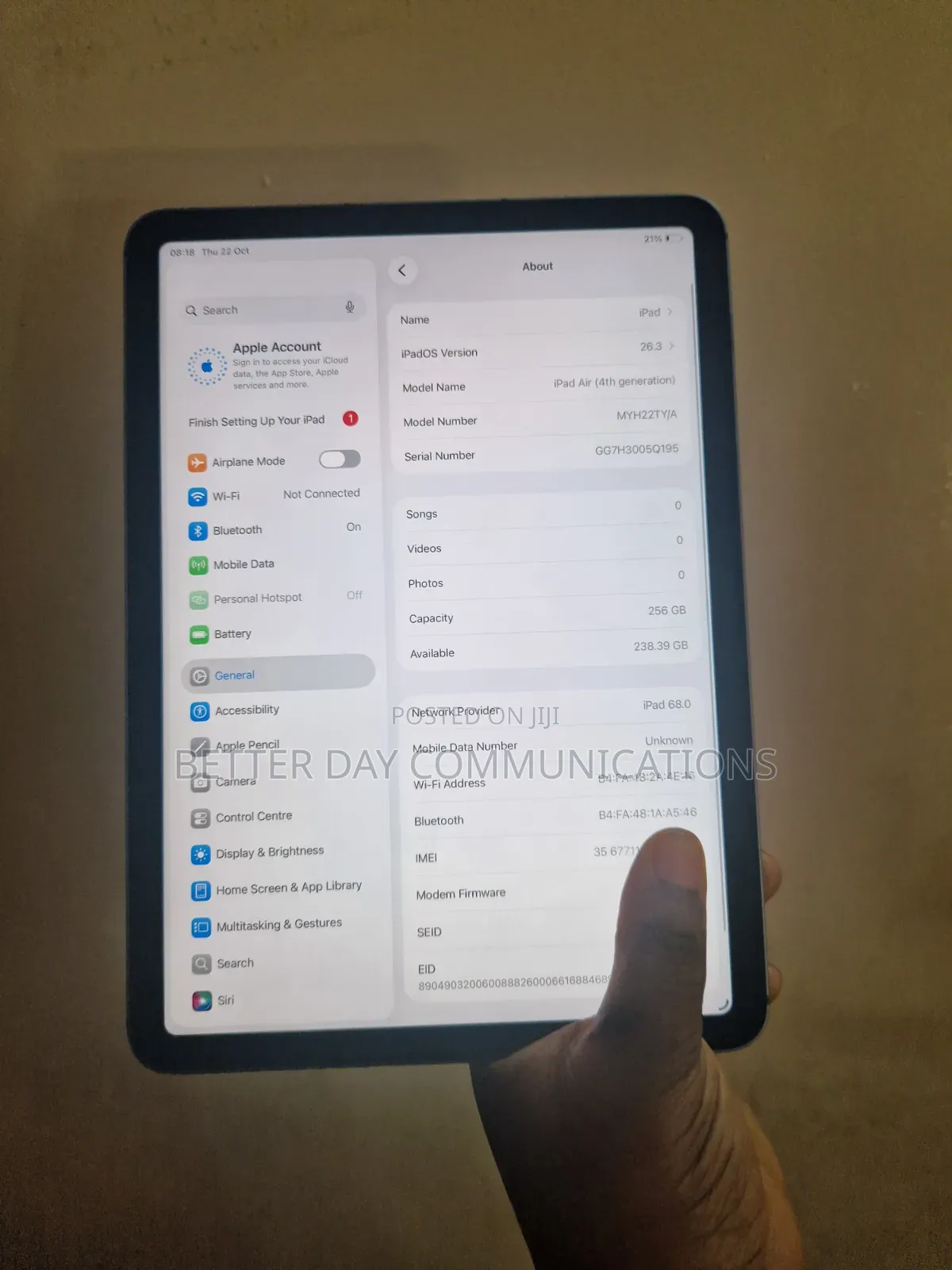 Apple iPad Air (2020) 256 GB Gray