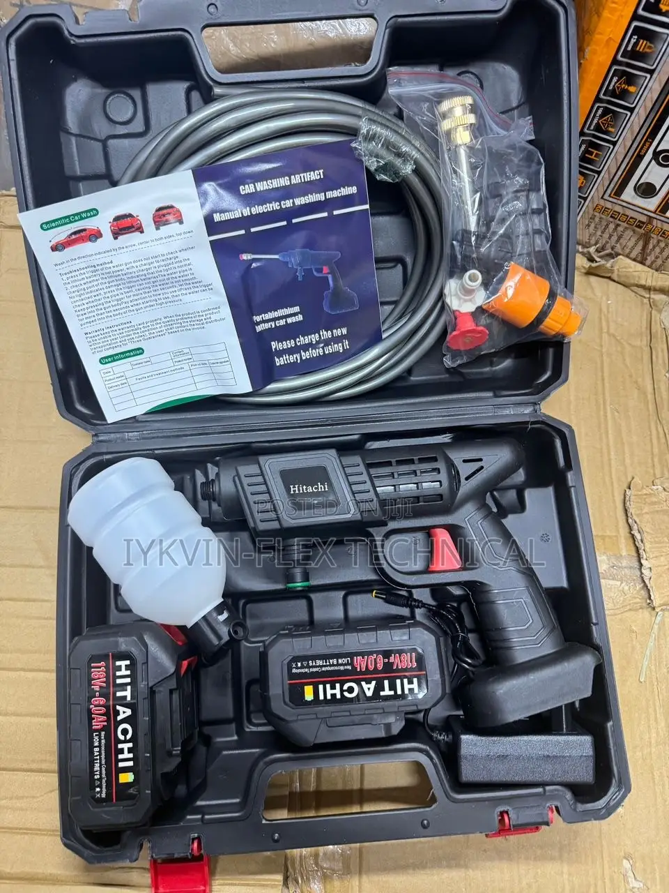 Hitachi Cordless Presure Washer Machine