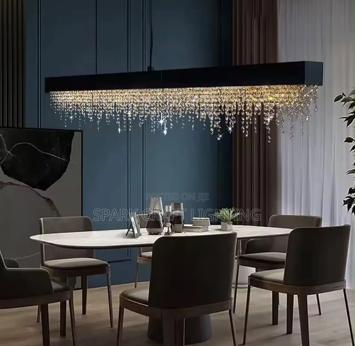 Luxury Crystal Dining Chandelier by 1000mm