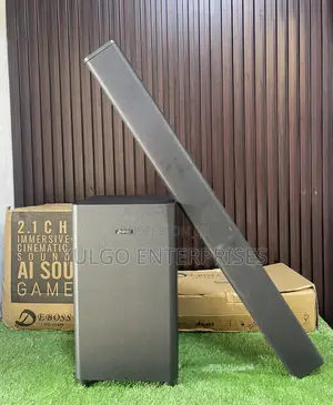 Deboss Wireless Sound Bar and Subwoofer