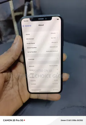 Apple iPhone X 64 GB Black