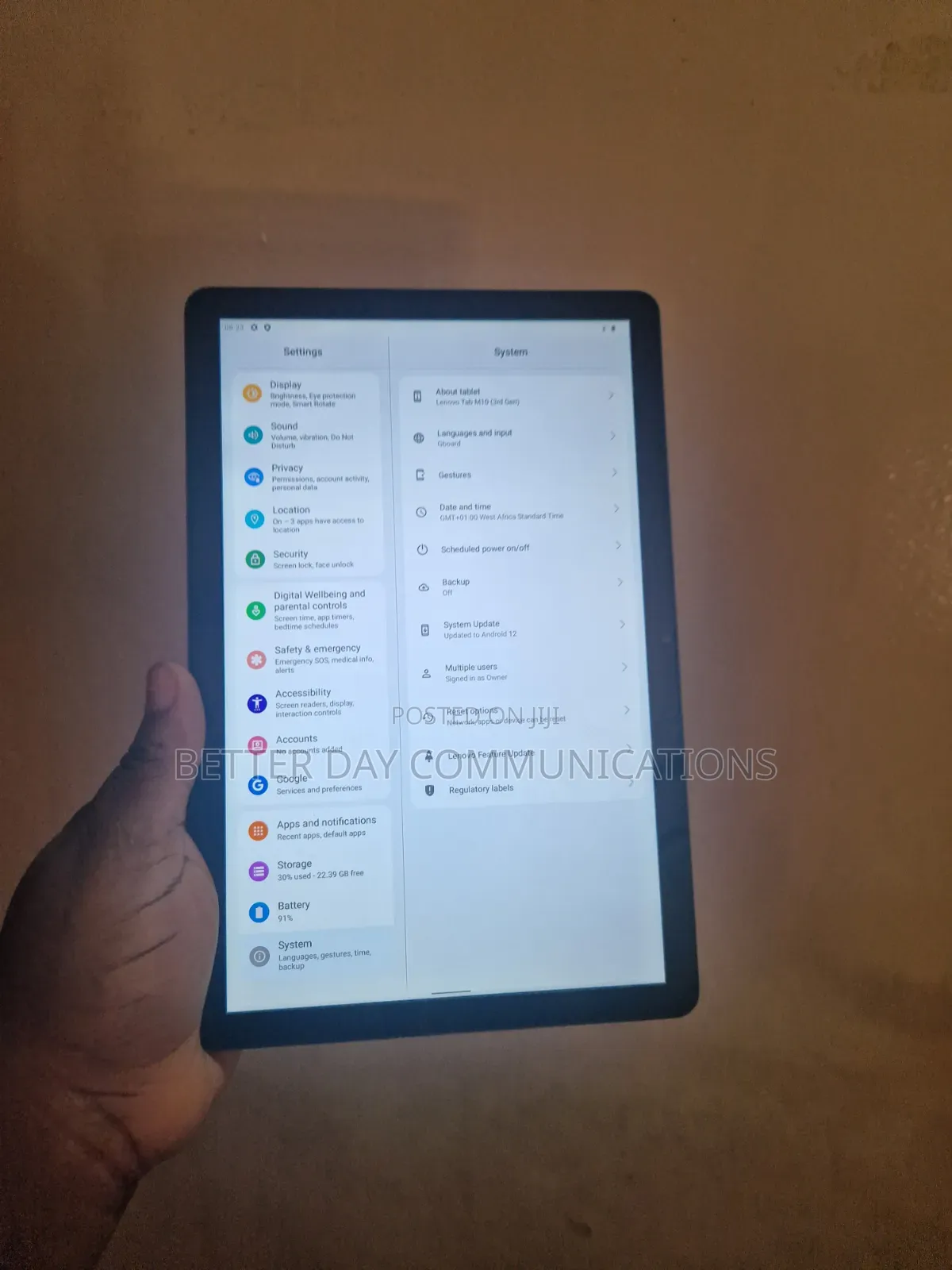 Lenovo Tab M10 Plus (3rd Gen) 32 GB Gray