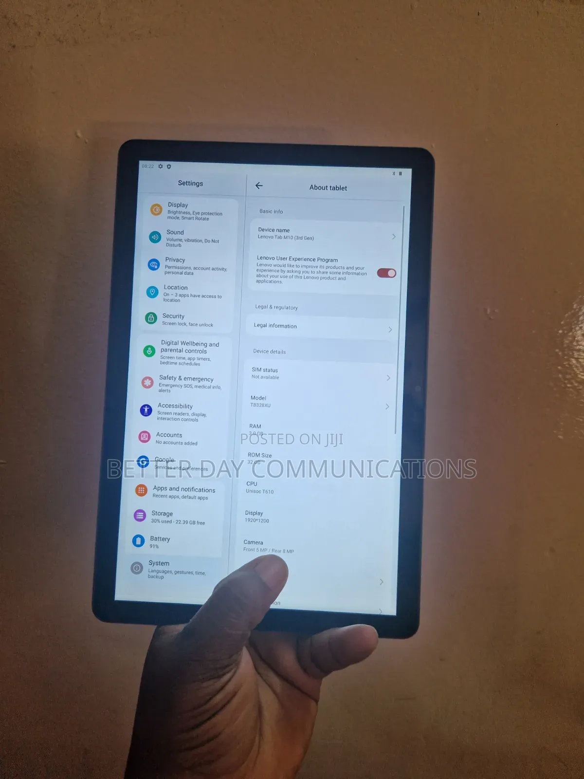 Lenovo Tab M10 Plus (3rd Gen) 32 GB Gray