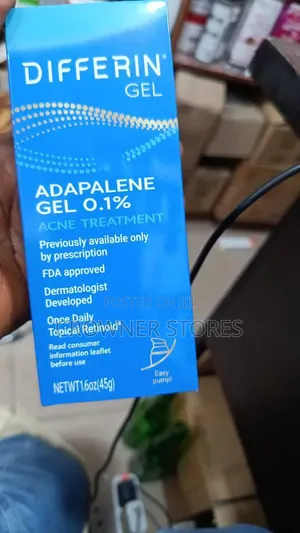 DIFFERIN Adapalene Gel 0.1% Acne Treatment 15g - Tube, 15g