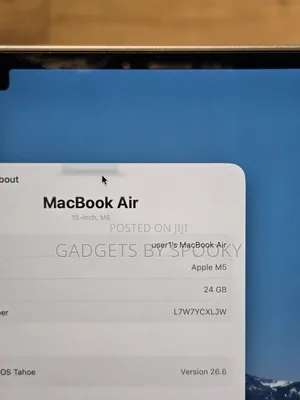 Laptop Apple MacBook Air 2026 M5 24GB SSD 1T