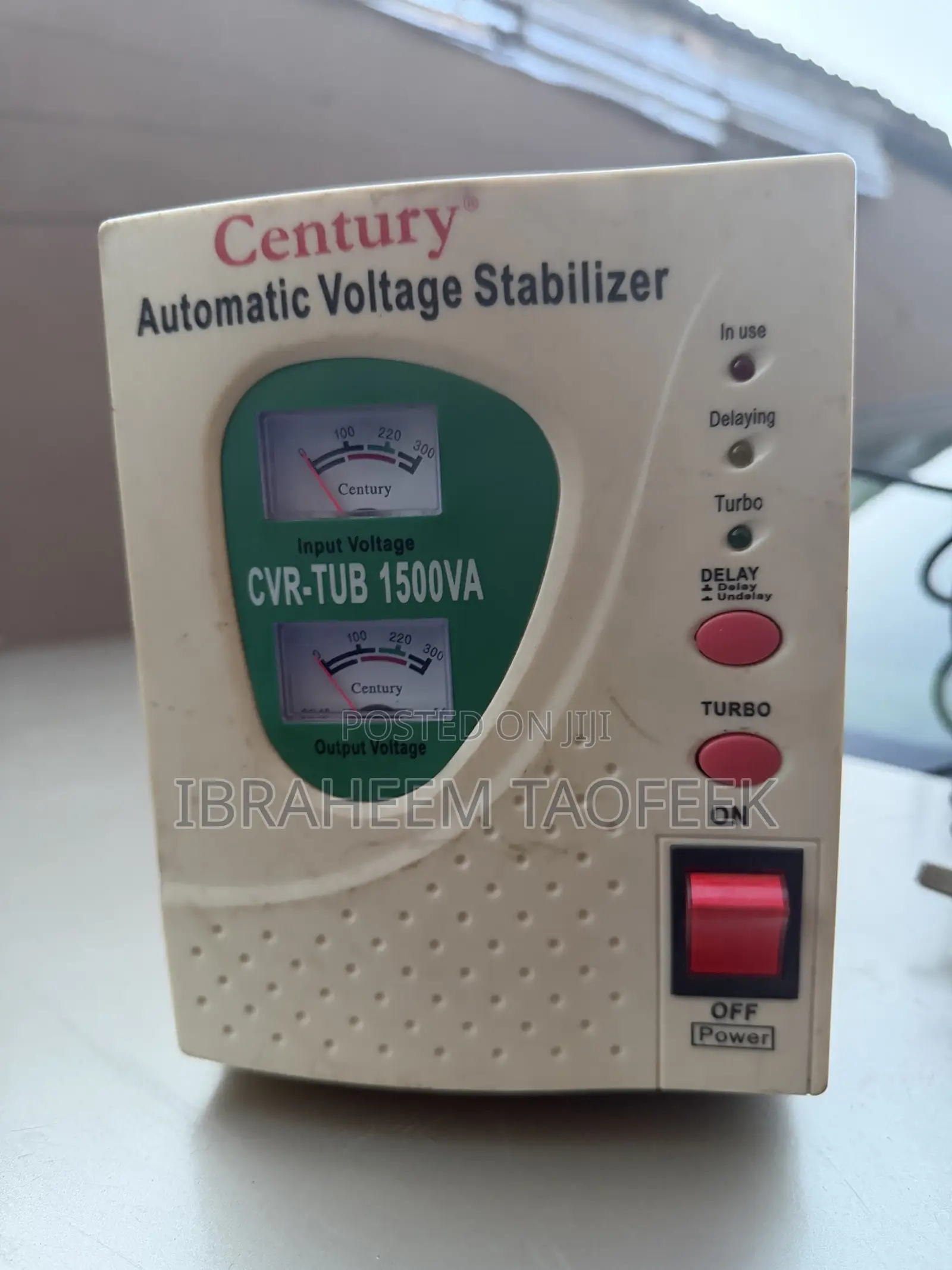 Century AVR Automatic Voltage Stabilizer 1500VA