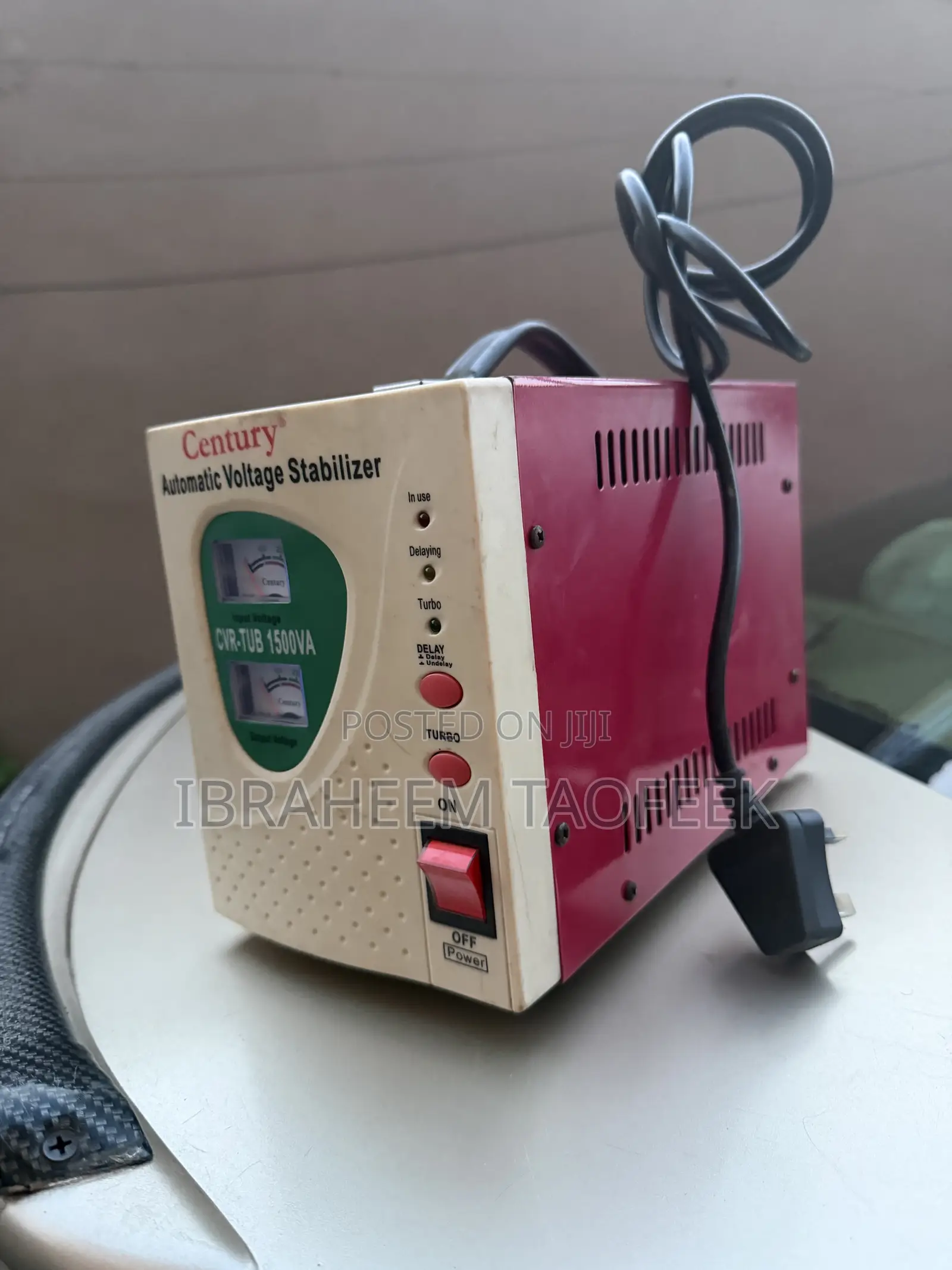 Century AVR Automatic Voltage Stabilizer 1500VA