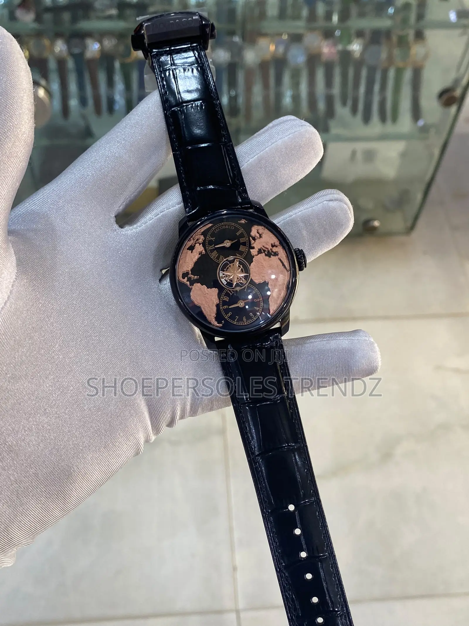 Jacob and Co Luxury Leather Automatic Wristwatches