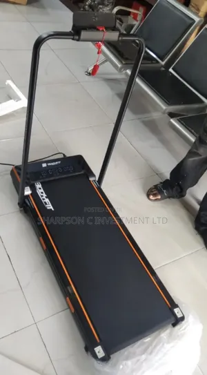BodyFit 2HP Treadmill Foldable Walking Pad With Handle Bar & Incline